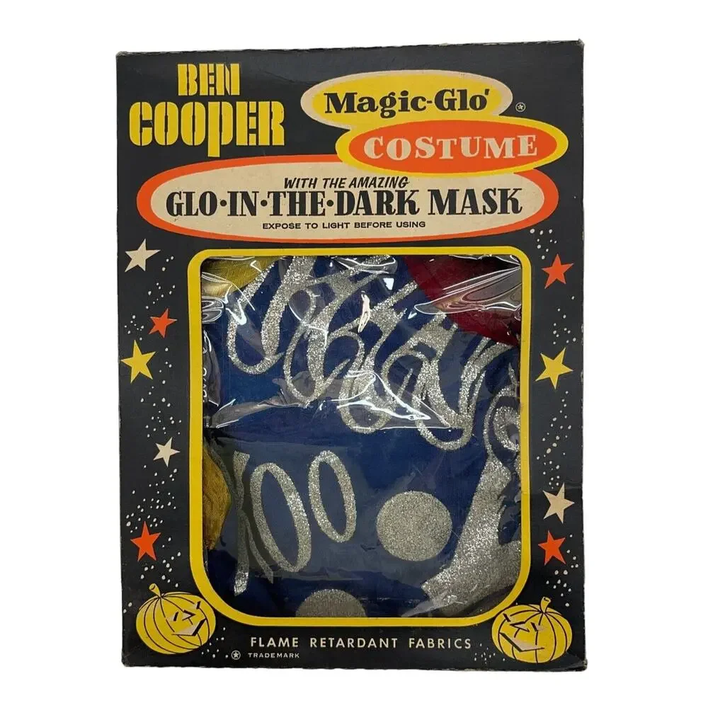 1960s Ben Cooper Koo Koo the Clown Costume Medium 8–10 Magic-Glo No Mask